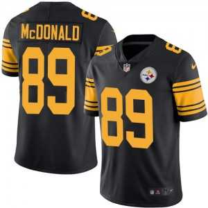 Men & Women & Youth Nike Pittsburgh Steelers #89 Vance McDonald Limited Black Rush Vapor Untouchable NFL Jersey